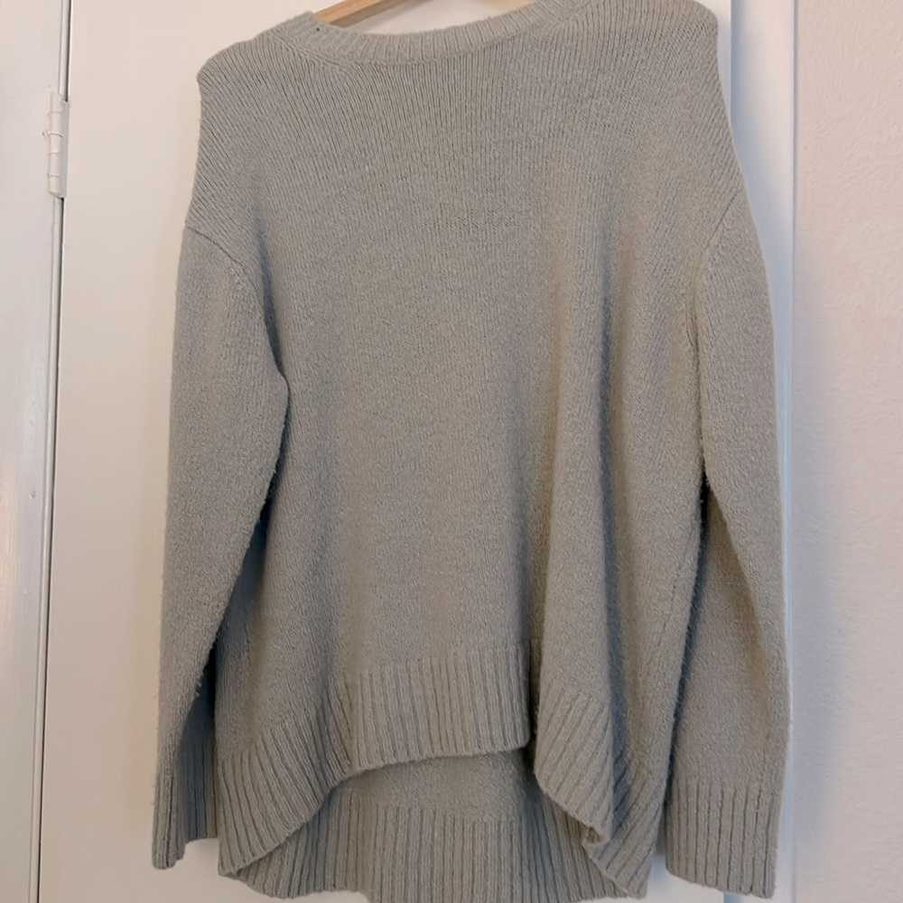 Grey oversized sweater